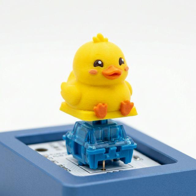 3D Printed Duck Keycap